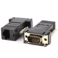 Adaptador VGA Macho para RJ45 Fêmea - 3433