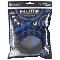 Cabo hdmi 2.0 19 pinos 4k 3d 5 metros - 5244