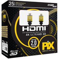 Cabo HDMI 2.0 Premium UltraHD 25 Metros - 4606