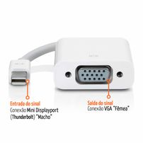 Adaptador Mini Displayport para VGA - 1897