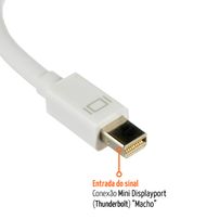 Adaptador mini displayport para hdmi - 1896