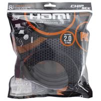 Cabo hdmi 2.0 19 pinos 4k 3d 8 metros - 5544