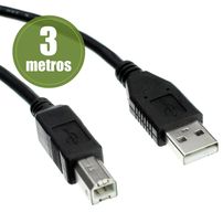 Cabo usb a/b para impressora com filtro