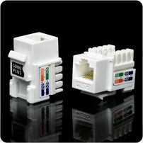 Keystone fêmea rj45 cat.5e branco sohoplus - 167