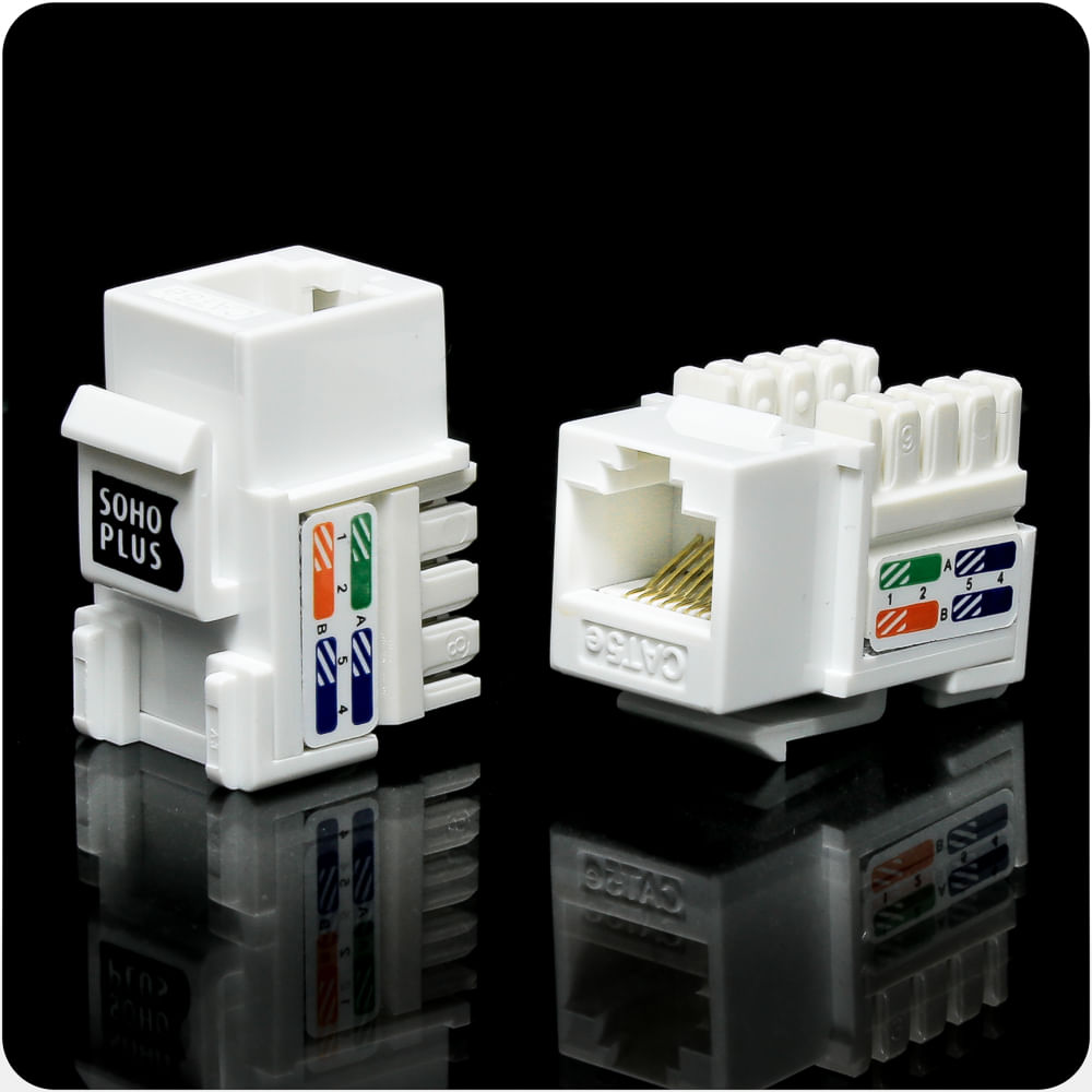 Keystone RJ45 Cat5e Multilan Branco Furukawa