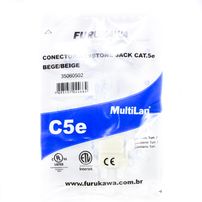 Keystone RJ45 Cat5e Multilan Bege Furukawa