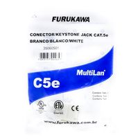 Keystone RJ45 Cat5e Multilan Branco Furukawa - 2578