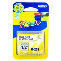 Fita para Rotulador 12mm x 8m Branca M-231 - 807