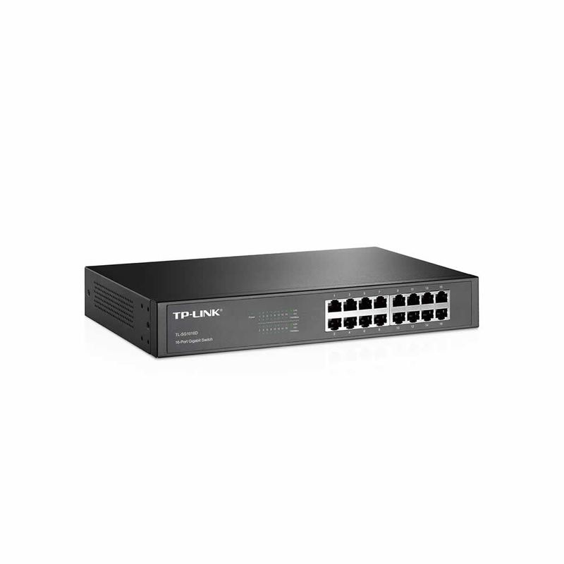 switch-gigabit-16-portas-tl-sg1016d-frente