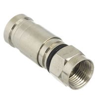 Conector f compressão rg6 metálico - 2656