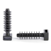 Elemento para Fixacao 40,22x10mm com 20 unidades Preto - 4859