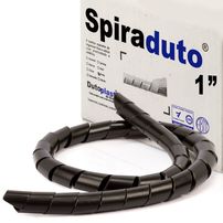 Spiraduto 1" dutoplast preto - 1157