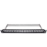 Patch Panel 24 Portas Categoria 6A Descarregado  Blindado - 3941