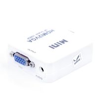 Mini Conversor HDMI para VGA com Áudio - 6168