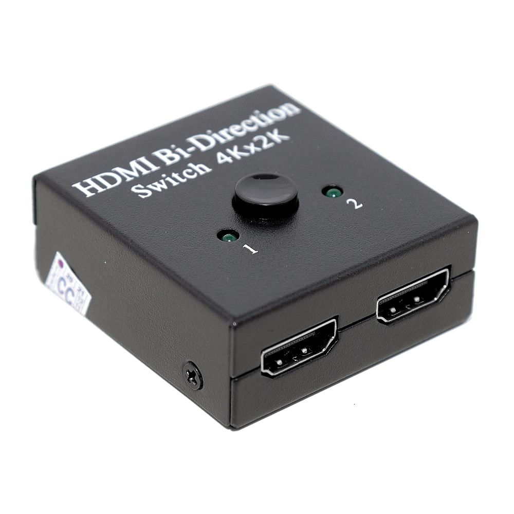 Switch HDMI 2x1 Bidirecional 4Kx2K - Central Cabos