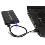 Case USB 2.0 para HD 2.5 em Alumínio