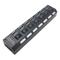 Hub usb 3.0 - 7p lig/des