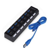 Hub usb 3.0 - 7p lig/des