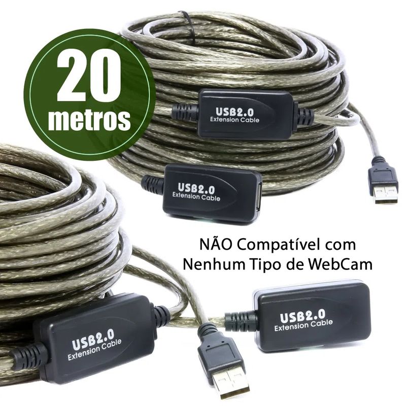 cabo-usb-extensao-20-metros