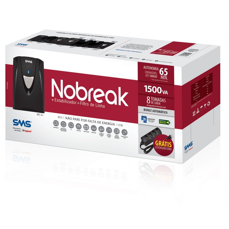 NoBreak 1500VA Net4+ Bivolt 27296