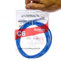 Patch Cord Cat6 GigaLan Azul 5 Metros - 3993