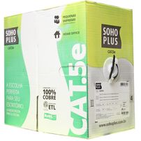 Cabo de rede sohoplus cat.5e preto
