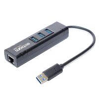 Hub Usb 3 Portas 3.0 + Porta Rj45 Ethernet Giga - 6033