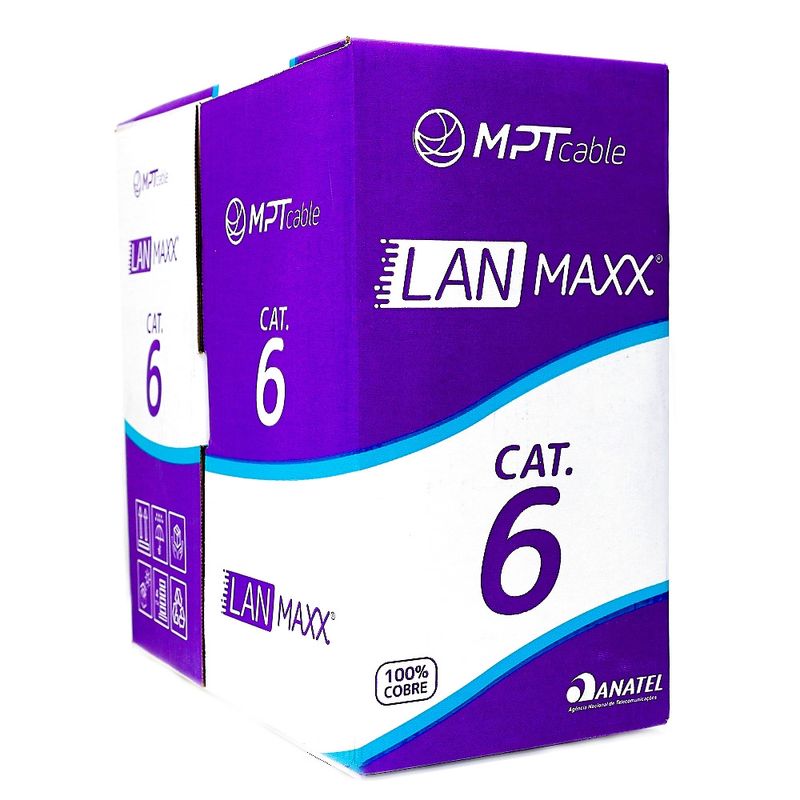 Cabo de Rede Cat6 MPT Azul