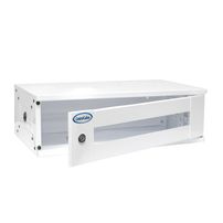 Mini Rack de Parede 3U por 300mm Branco - 5395
