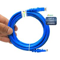Patch cord cat6 1,5mts azul (cobre)