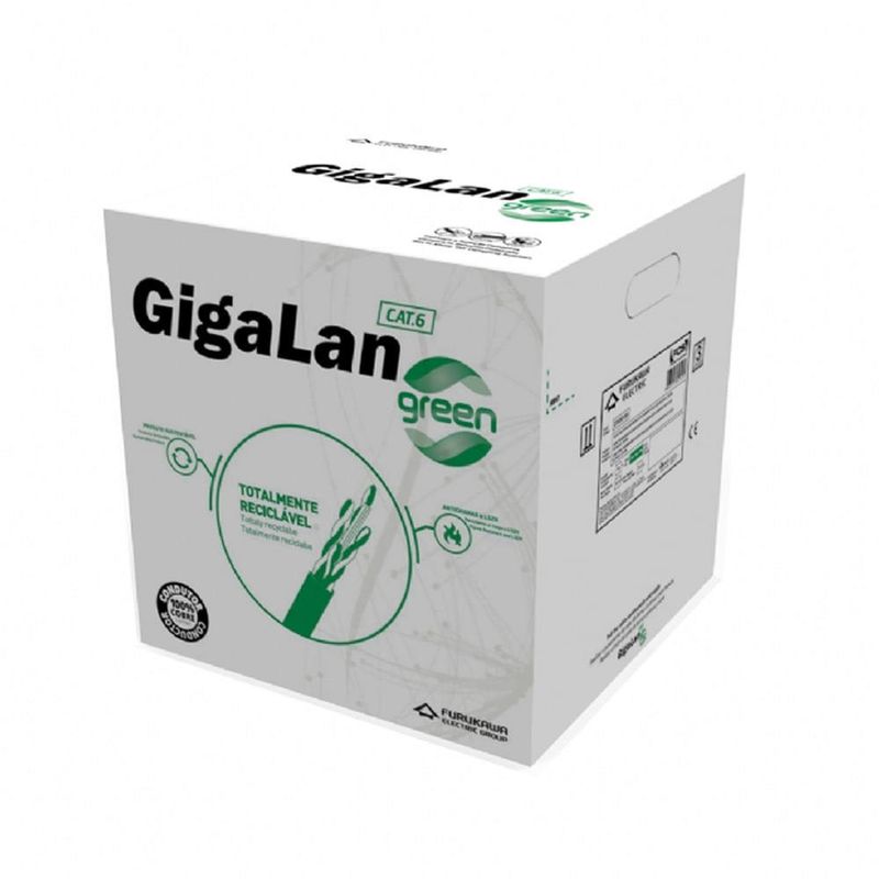 Cabo de rede cat6 branco furukawa