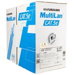 Cabo de rede cat5e cinza cm multilan furukawa