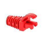 Capa rj45 injetada vermelha