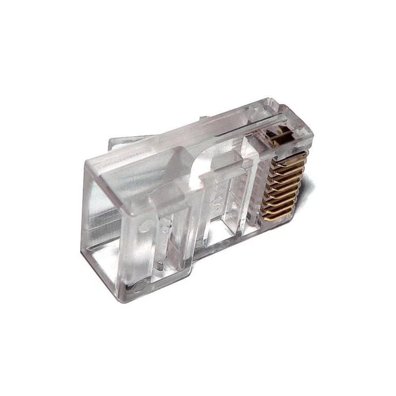 Conector plug rj45 cat5e