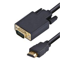 Cabo hdmi 19 pinos macho para vga 15 pinos macho 1,80 metros - 7032