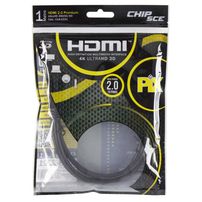 Cabo hdmi 2.0 19 pinos 4k 1m 018-2221 10 unidades - 5216_10