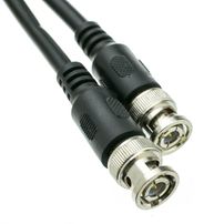Cabo E1 Coaxial RG59 BNC Macho 1,80 Metros Com Boot - 7082