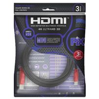 Cabo Mini HDMI para HDMI 2.0 UltraHD 4K 3D 3 Metros - 4611