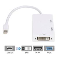 Adaptador Mini Displayport Para HDMI.VGA.DVI - 6167