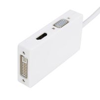 Adaptador Mini Displayport Para HDMI.VGA.DVI - 6167