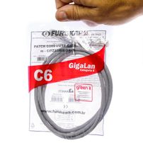 Patch cord cat6 1,5mts cinza (35123242) 10 unidades - 1207_10