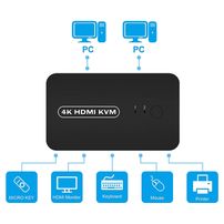 Chaveador Seletor Kvm HDMI 2 Portas com USB - 7119