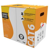 Cabo de Rede SohoPlus CAT.6 Vermelho