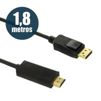 Cabo Displayport para HDMI FullHD 1,80 Metros