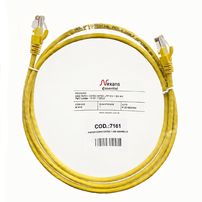 Patch cord cat5e 1,5m amarelo - 7161