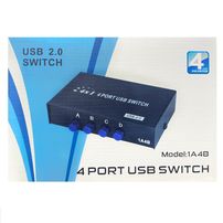 Seletor usb 2.0 4x1 - 1a 4b