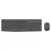 Kit wireless Combo Teclado e Mouse sem fio Logitech MK235 com Conexão USB, Pilhas Inclusas e Layout ABNT2 - 7234