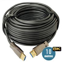 Cabo hdmi 2.1 8k 10mts (fibra optica) - 7190