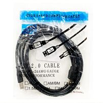 Cabo usb a/b 1,8mts 2.0 c/ filtro - 2115