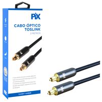 Cabo Óptico toslink premium 2m - conector aluminio - 018-4788 - 7308